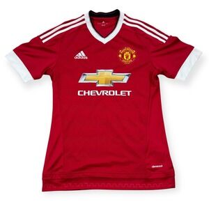 Adidas Manchester United Jersey Men's Small Red  #1 Will Climalite Soccer